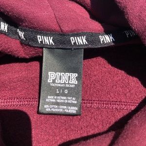 PINK High Neck Hoodie